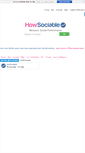 Mobile Screenshot of howsociable.com