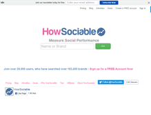 Tablet Screenshot of howsociable.com